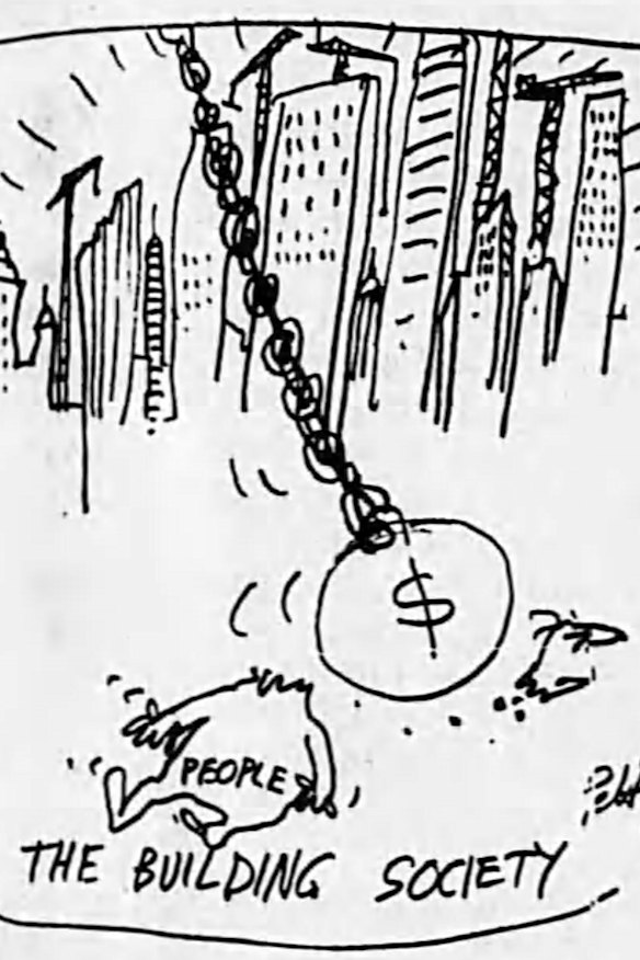 Bruce Petty cartoon published in The Age on June 4, 1990.