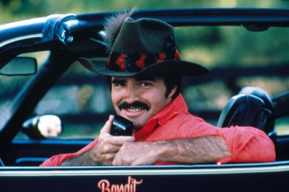 Burt Reynolds in Smokey and the Bandit II (1980).