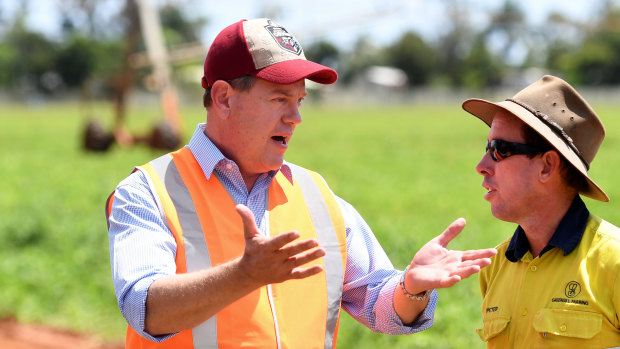 Mr Nicholls has announced the LNP, if elected, will provide an electricity rebate to farmers