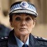 NSW Police Commissioner Karen Webb announces 550 new police, including 125 to specialist units.