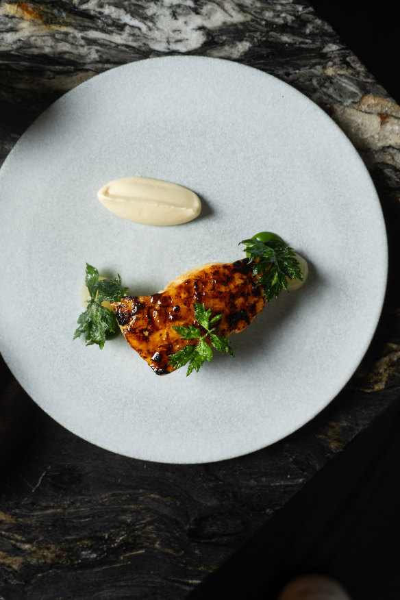 Glacier 51 Toothfish, fennel, celeriac terrine.