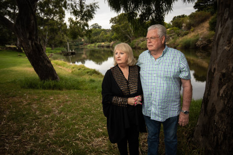 Rae and Colin Waters have not been able to return home since the October flood.