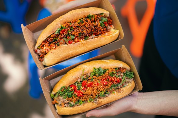 The GOAT and cold cuts banh mis from Banh Mi Stand.