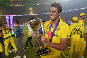 Up for grabs: World Cup winning captain Pat Cummins is ready to return to India, this time to take part in the Indian Premier League.