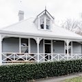 Street front for this Victorian-era house.