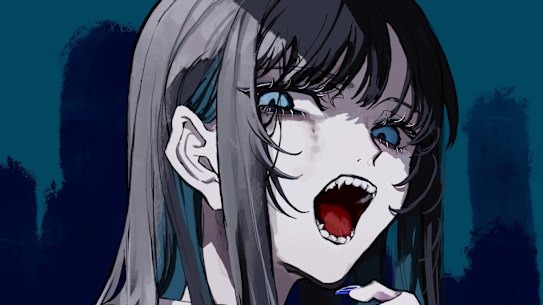 The anime avatar used by anonymous Japanese pop star Ado.