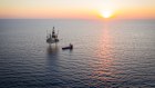 A gas rig on the North West Shelf off Western Australia.