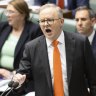 Prime Minister Anthony Albanese during Question Time at Parliament House in Canberra on Wednesday 2 August 2023