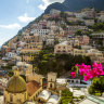 The town of Positano on Italy’s Amalfi coast.