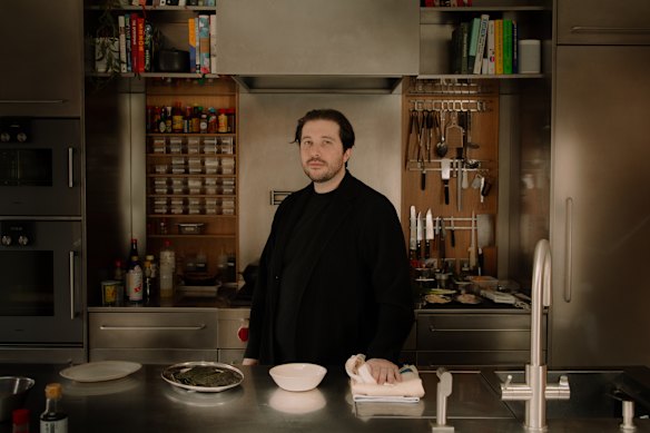 Australian-born chef Zac Inwald at his home in London.