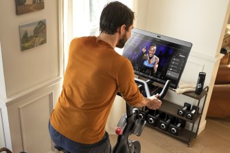 Peloton connects you live with instructors and other users during each session.