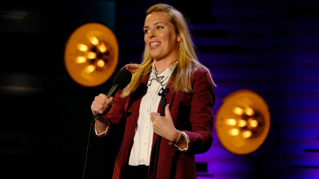 Sara Pascoe stars in Live from the BBC on UKTV.