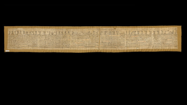 The mummy bandage of Aberuai.