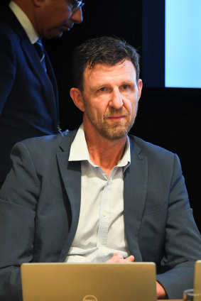 Westpac head of fraud Benjamin Young.