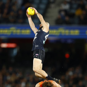 Adam Saad took a contender for mark of the year against the Giants.