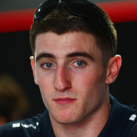 Jack Doohan crashed out of the Australian Grand Prix on lap one.