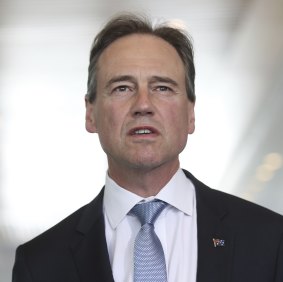 Health Minister Greg Hunt