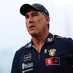 Craig Starcevich venceu duas premierships como técnico do Lions AFLW, mas perdeu cinco grandes finais.