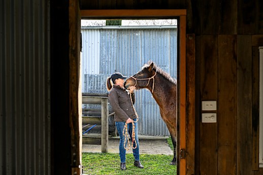 Leslie Scott and her horse Milo have a special bond.