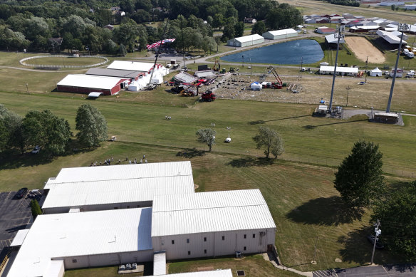 Butler Farm Show, site of the Trump campaign rally in Butler, Pennsylvania. 