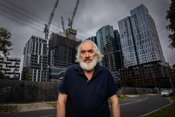 Long-term Box Hill resident Kevin Earl is concerned about overdevelopment.