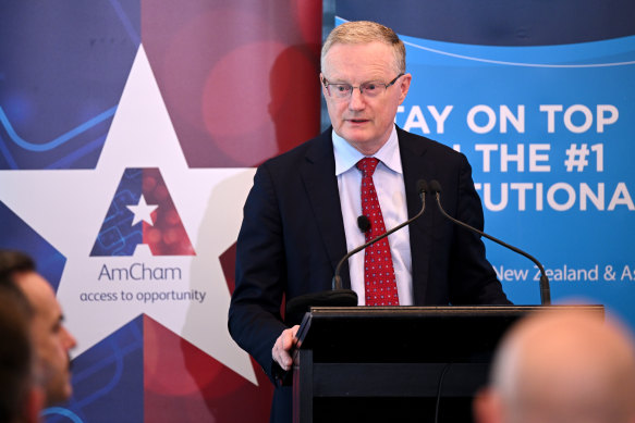 Reserve Bank governor Philip Lowe this week outlining the case for higher interest rates.