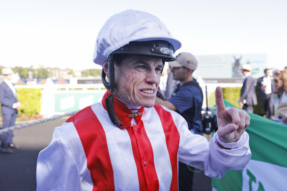 Craig Williams after victory in The Everest.