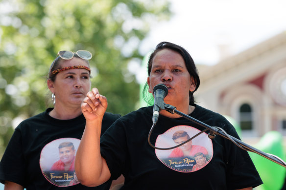 Megan Krakouer has been honoured for her role in organising vigils for slain teen Cassius Turvey. 