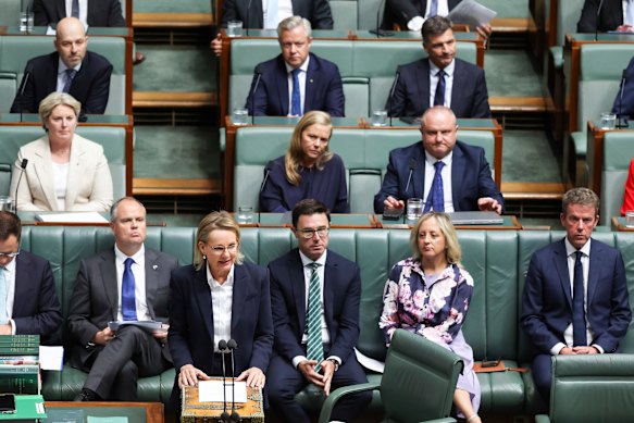 Opposition Leader Sussan Ley has not shown any concern ahead of tomorrow’s challenge.