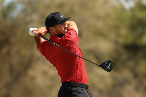 Jason Day was among those paying tribute to Tiger Woods in the final round of the WGC Workday Championship.