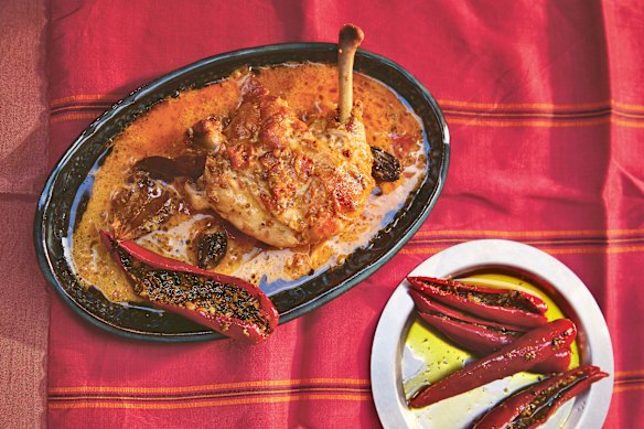 Using bone-in chicken gives this aromatic coconut curry a lift.