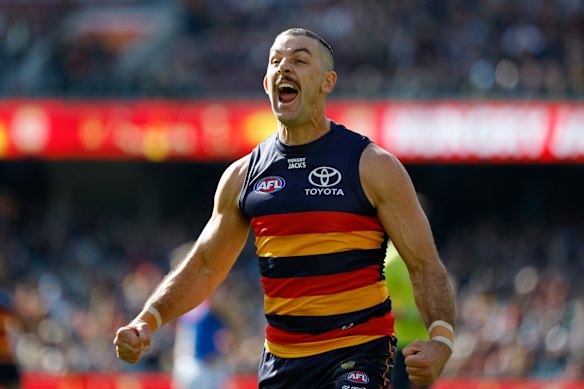 Taylor Walker delivered the opening goal against Melbourne.