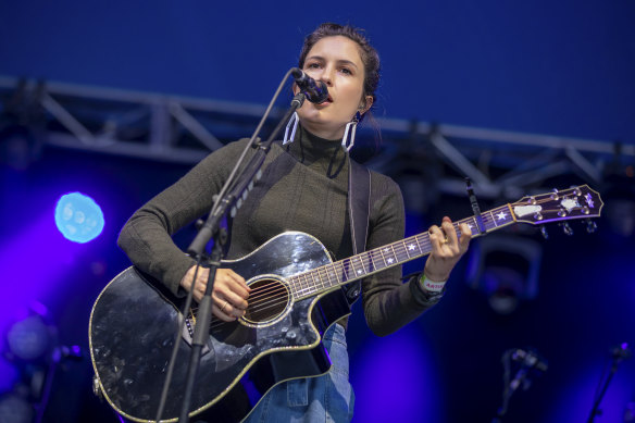 Missy Higgins performs at Queenscliff Music Festival.