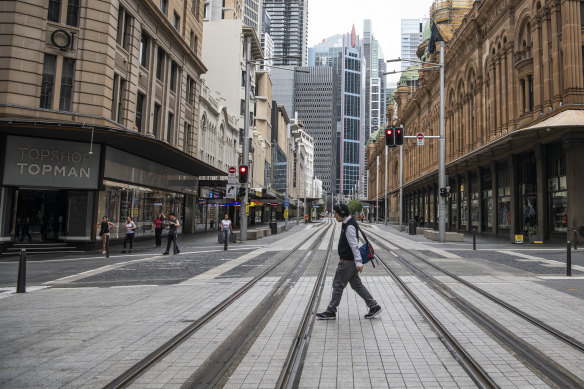 The NSW economy was hit especially hard in the March quarter.
