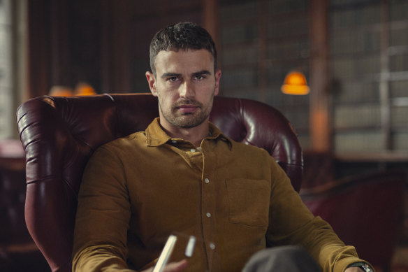 Theo James in Guy Ritchie’s London-set crime caper The Gentlemen.