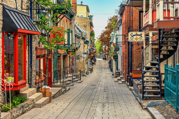 Quebec’s Quartier du Petit Champlain.