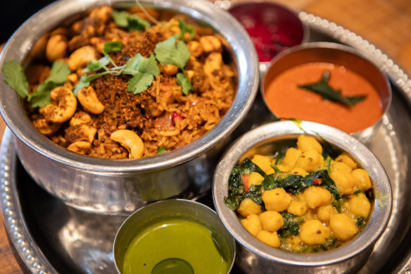 Vegetarian Fare: Melissa Park, a vegetarian-turned-vegan, researched the menu beforehand.