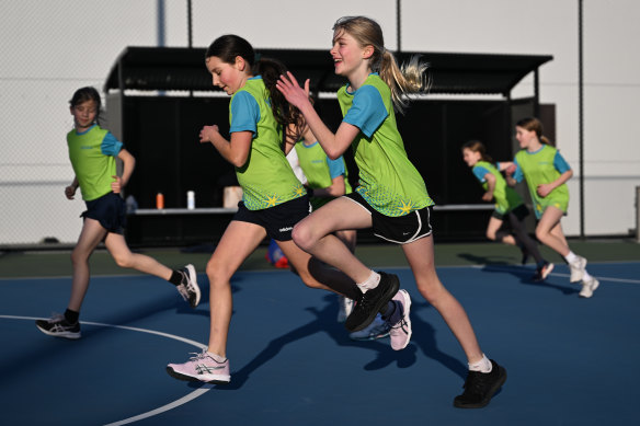 The Yarra Netball Association has only four courts at Richmond while eight sit empty at Yarra Bend. 