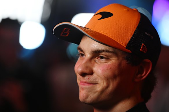 Top sprint qualifier Oscar Piastri.