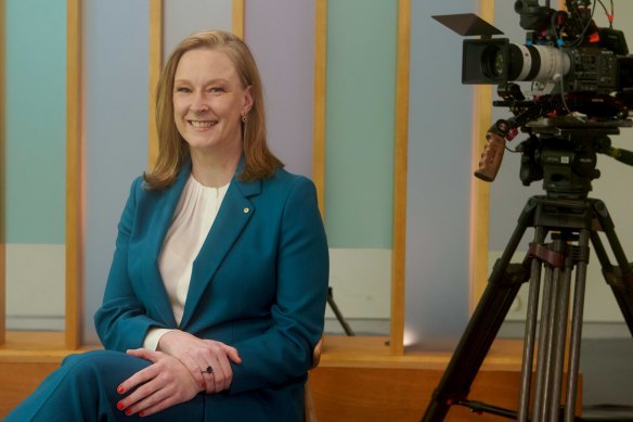 Leigh Sales agreed to become a mentor on The Assembly after watching the French version of the show, where President Emmanuel Macron was grilled.