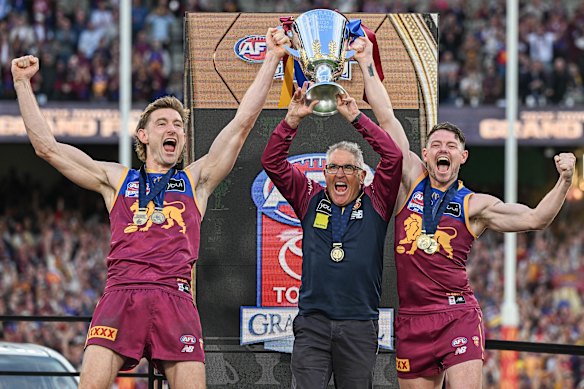 Lions coach Chris Fagan pulled a masterstroke when he started Neale as a sub in the 2025 grand final. 