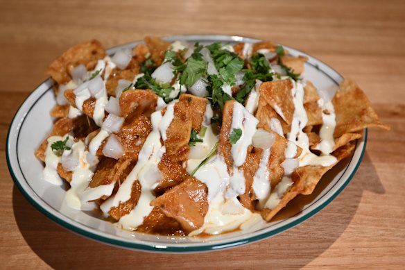 When in Mexico ... chilaquiles are like saucy nachos.