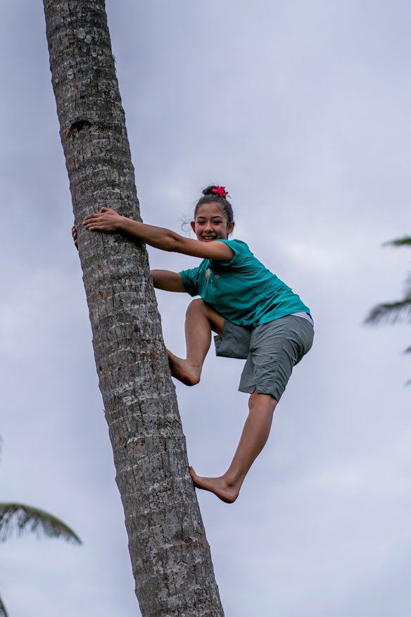 Angie Scarth-Johnson in Tonga. 