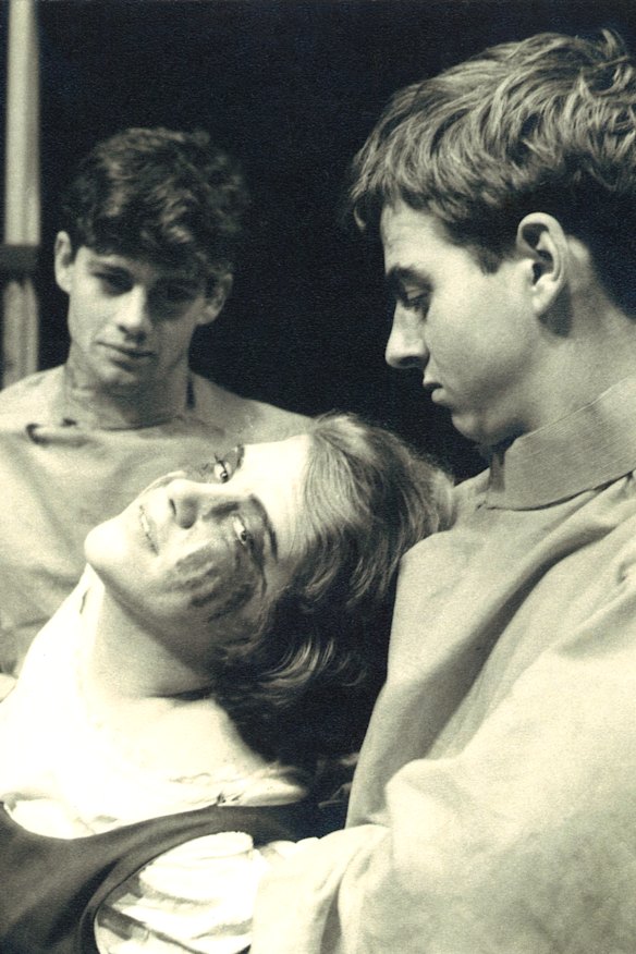 Bruce Beresford, Robyn Waterhouse and Richard Brennan in Sydney University's production of 'Tis Pity She's a Whore.