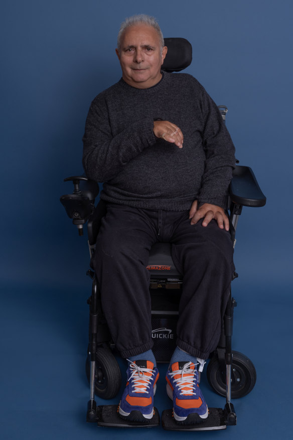 “It was completely random,” Kureishi says of the fall that left him tetraplegic. “I wasn’t even drunk. You have no agency. That’s what’s so shocking about all this.”