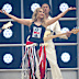 Rain be damned: Kylie Minogue rocks the ’G moments before the AFL grand final kicks off.