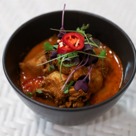 Chicken curry. 