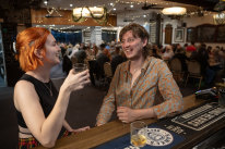 Punters at Petersham Bowling Club at Tuesday trivia night, which regularly attracts more than 100 people.