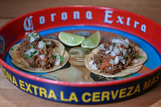 Birria tacos at Chilpa Mexican restaurant in Highett.
