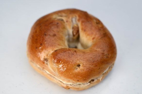 Manna’s “onion bagel” is not what you might expect.